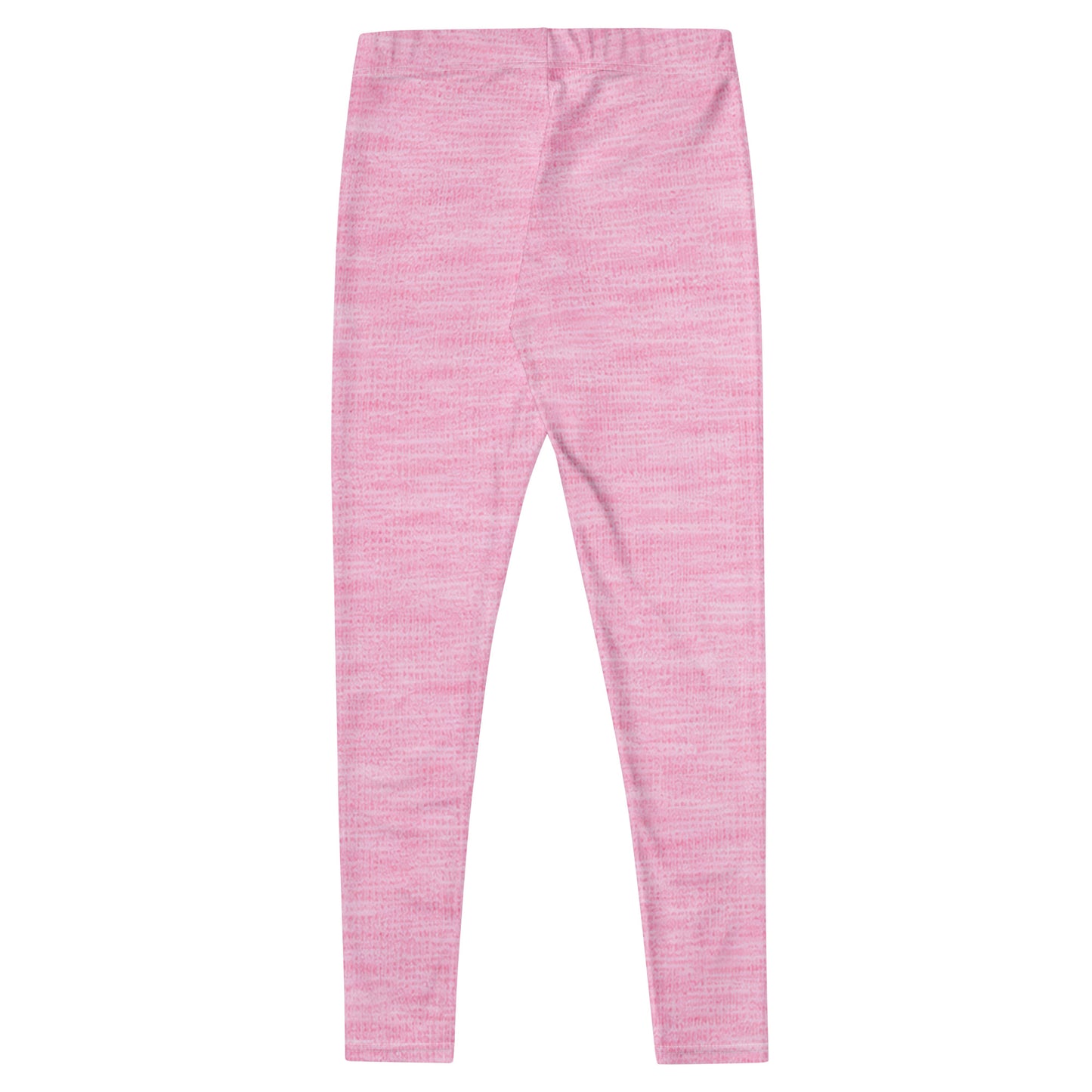 Back flat lay of KING Lioness Rose Heather Leggings in rose heather fabric.
