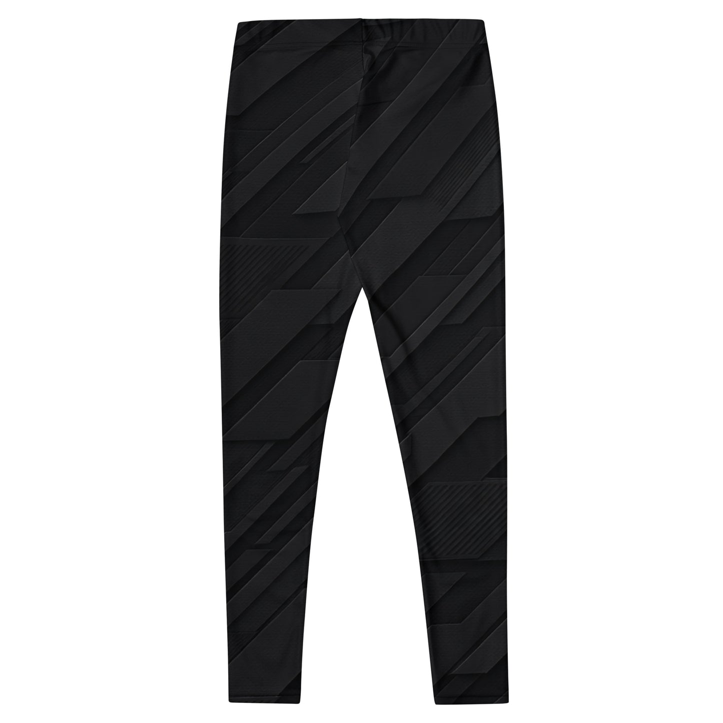 Flat lay back view of KING Lioness Tactical Apex Leggings — Black Edition.