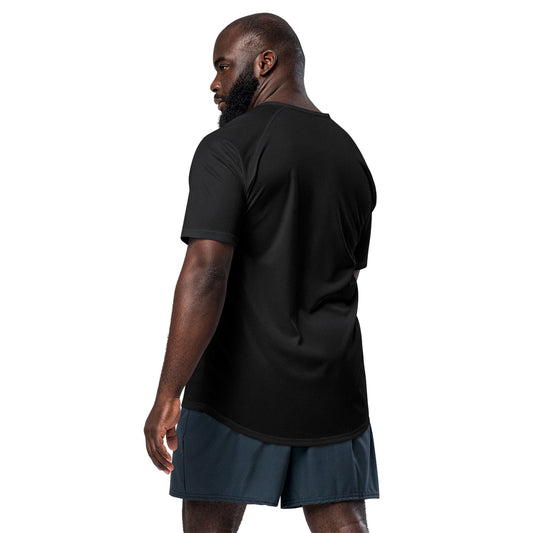 KING Sports Tee in Black — full back view of the jersey.