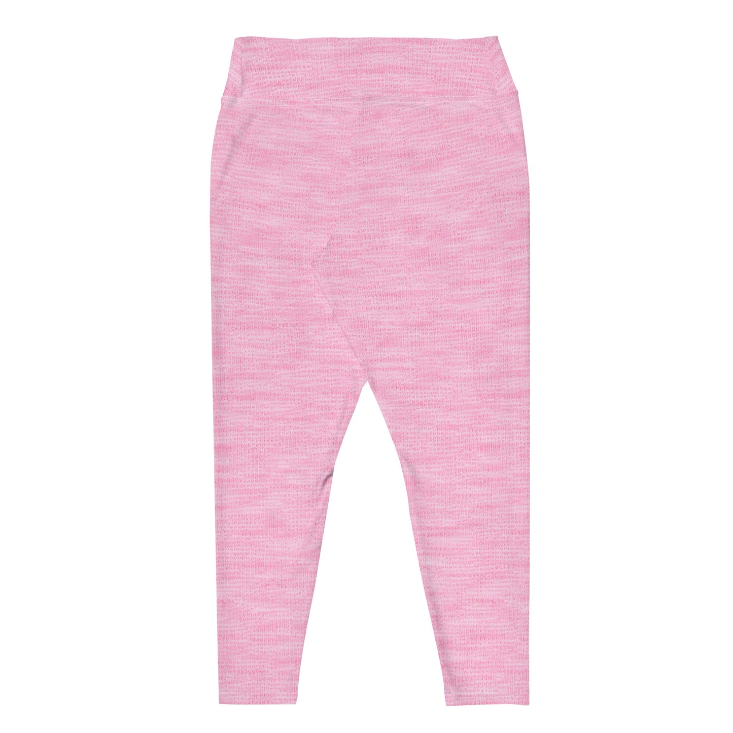 Flat back view lay of LIONESS plus size rose heather leggings