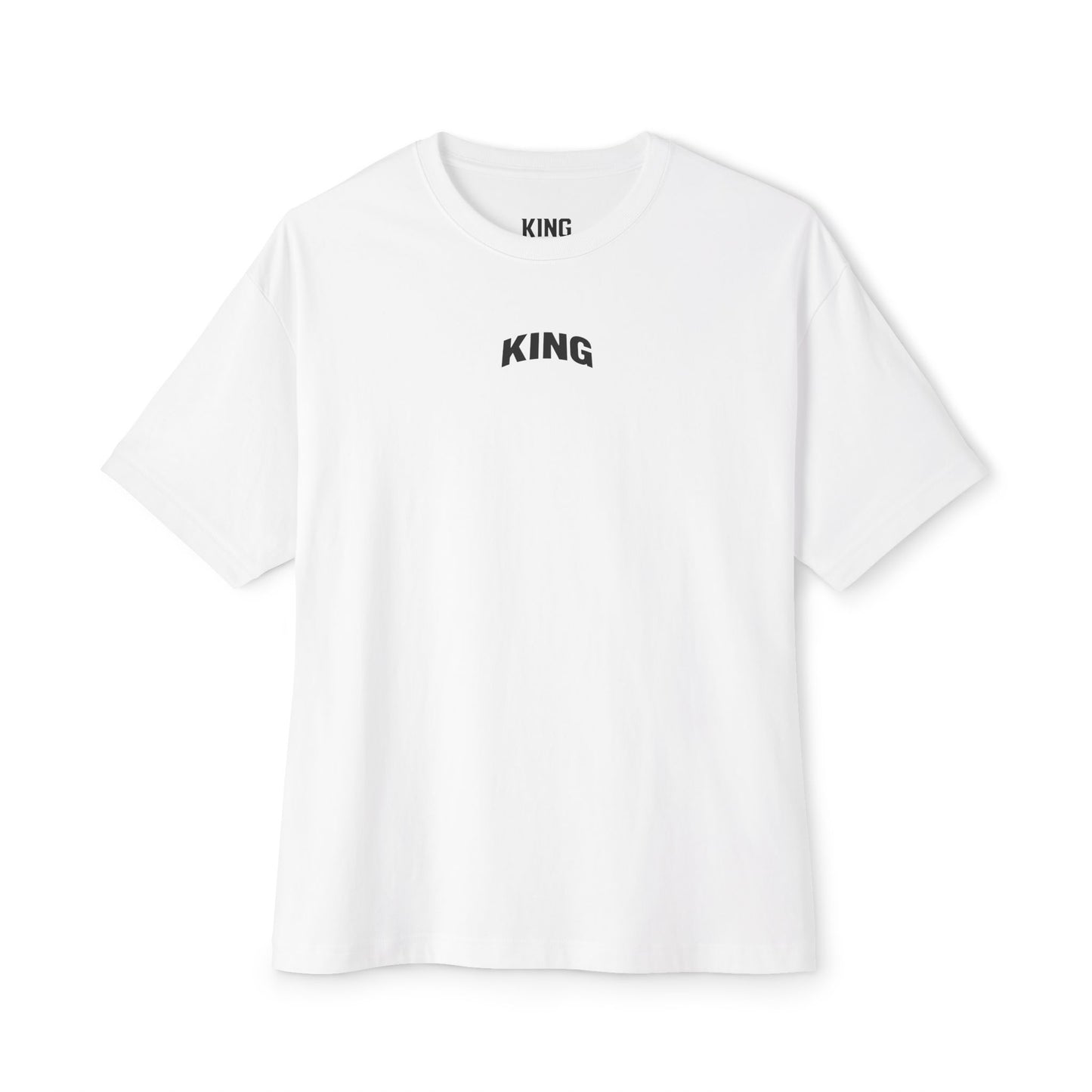 KING Oversized Tee — White (Off-Season Edition)