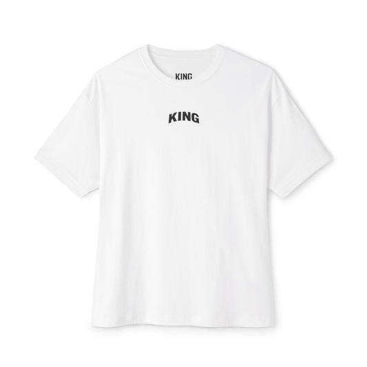 KING Oversized Tee — White (Off-Season Edition)