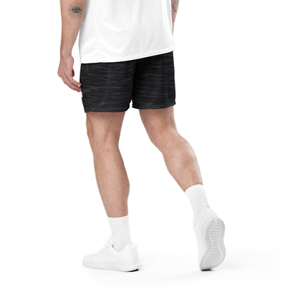 Back walking pose — KING APEX Shadow Mesh Shorts