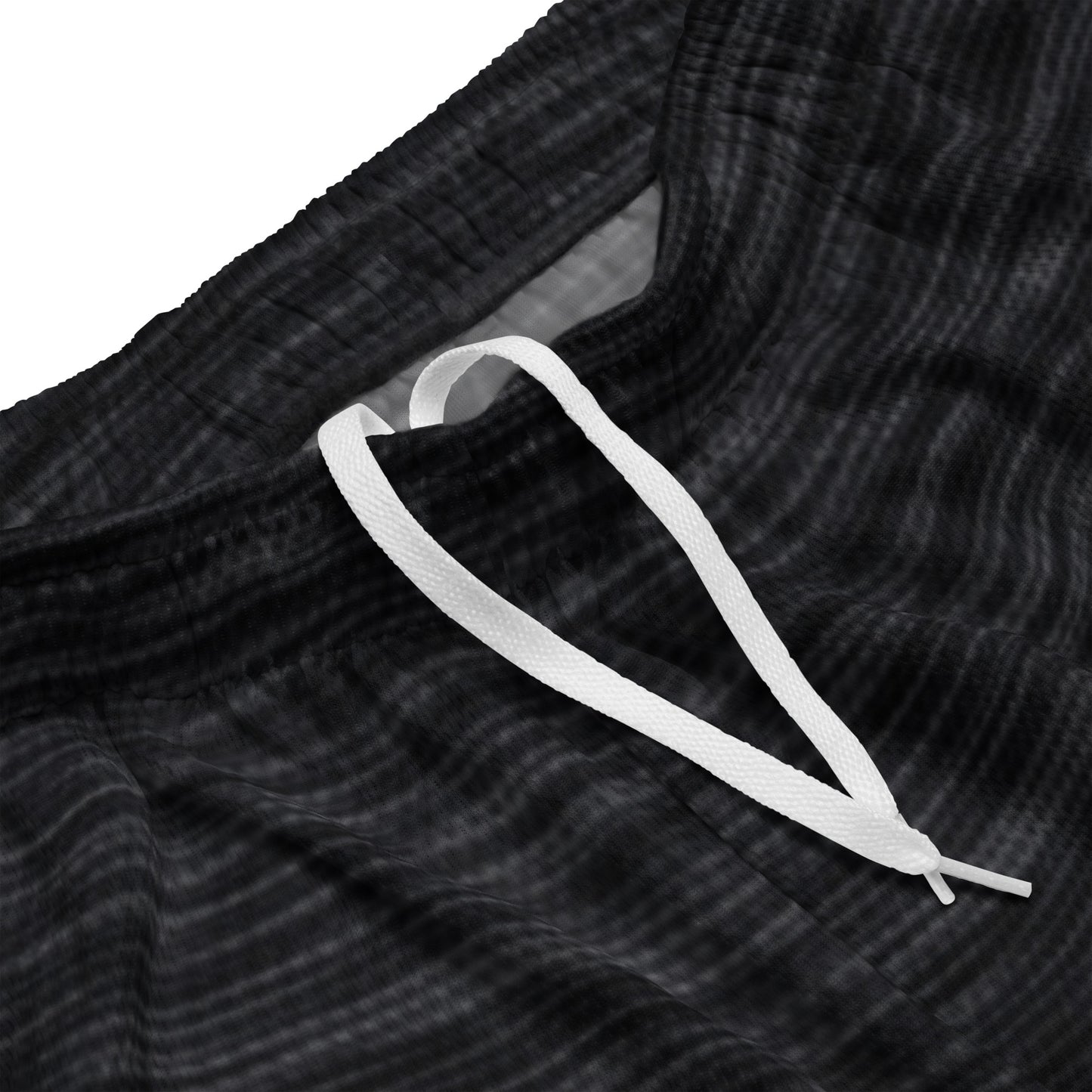 Waistband and white drawcord detail — KING APEX Shadow Mesh Shorts