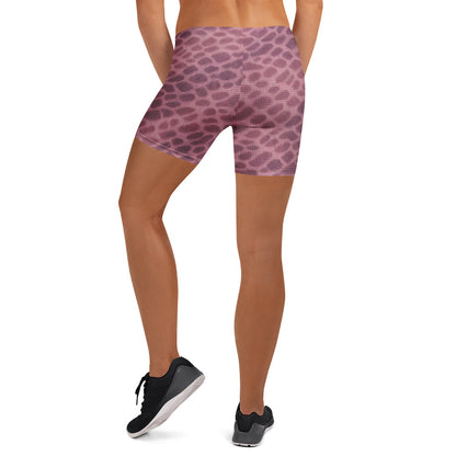 Back view of KING Lioness Apex Sculpt Shorts rose camo highlighting waistband and fit