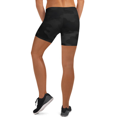 KING Apex Lioness performance shorts black, back view. 