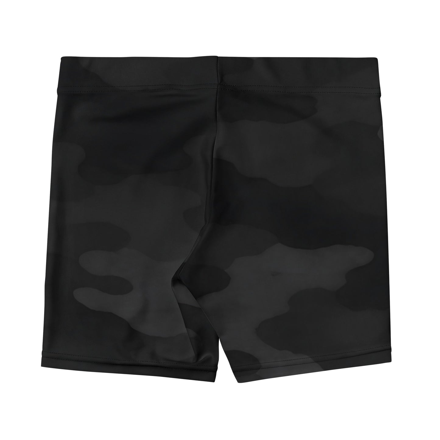 Back view of KING Lioness Apex Training Shorts in black shadow camo, clean athletic finish