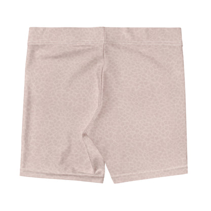 Flat back view of KING Lioness Blush Pattern Training Shorts