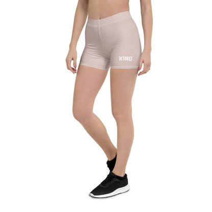 Blush pattern texture detail athletic shorts premium fabric Lioness