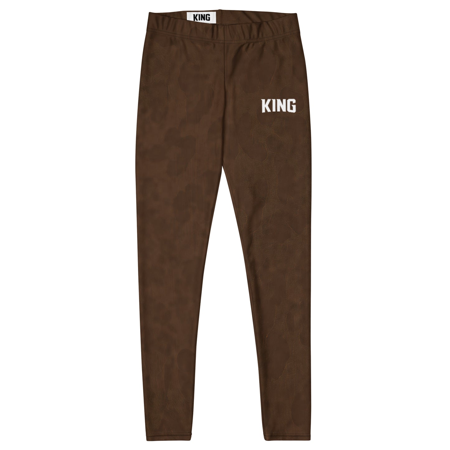 front view of flat mockup leggings Lioness.
