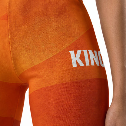 KING logo detail on Lioness Savannah Leggings Earth Edition