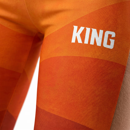 High-waisted waistband detail of KING Lioness Savannah Leggings Earth Edition