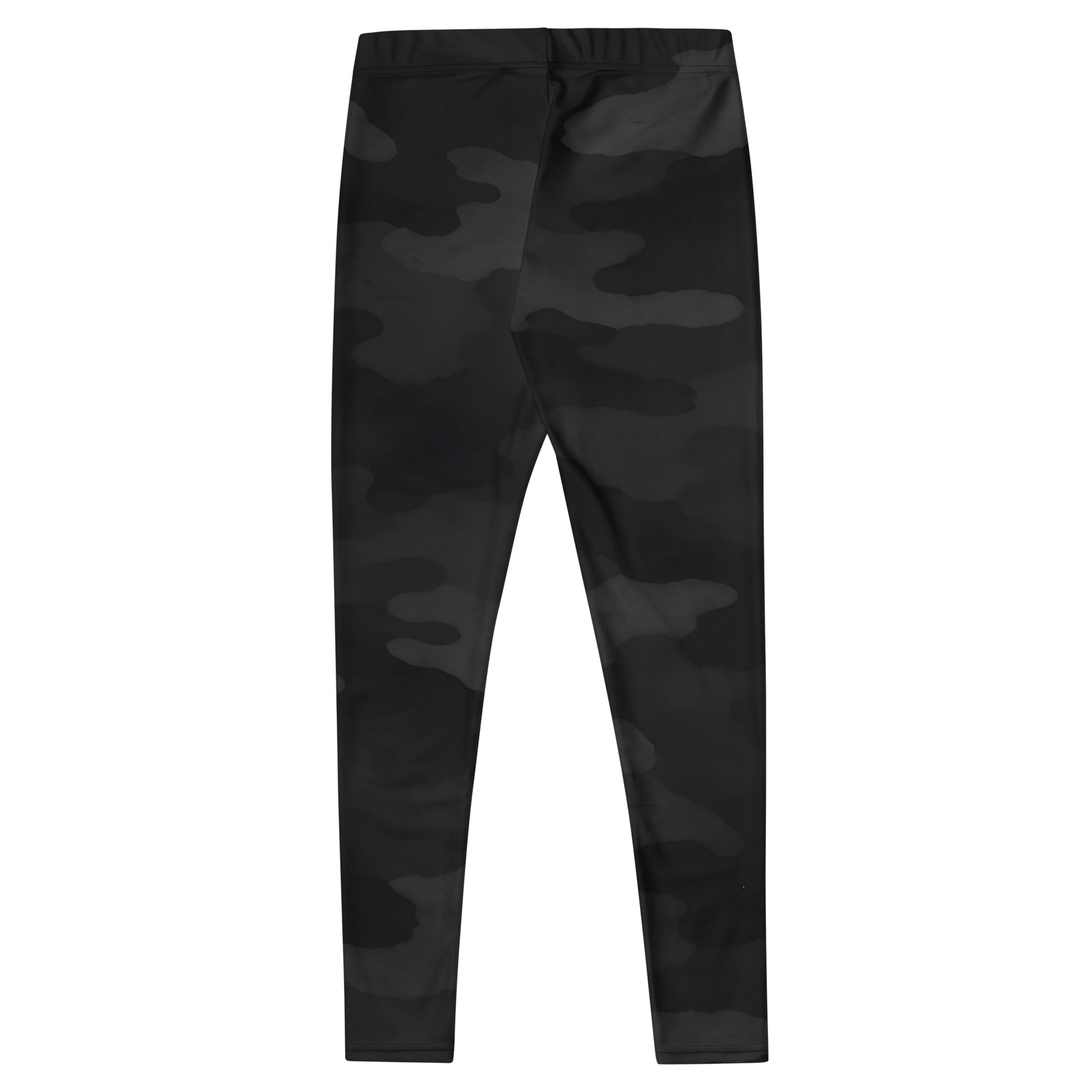 Back view of KING Lioness shadow camo leggings with minimalist KING branding