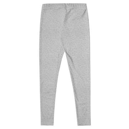 Full product view of KING Lioness gray camo leggings premium finish