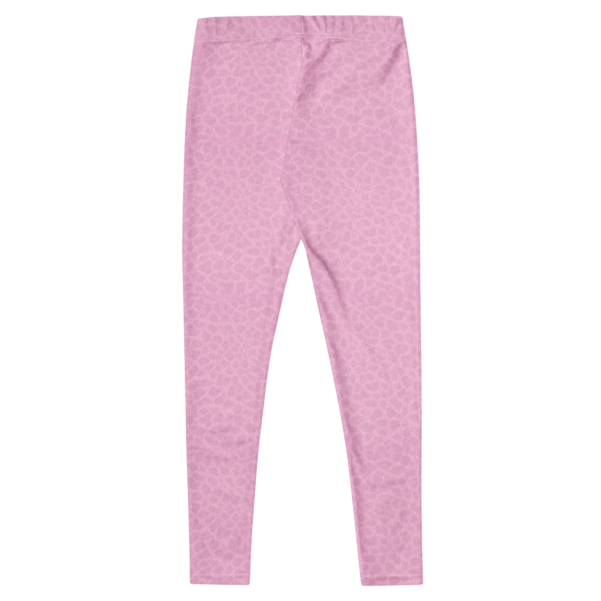 KING Lioness Soft Rose leggings product flat lay minimalist design back view