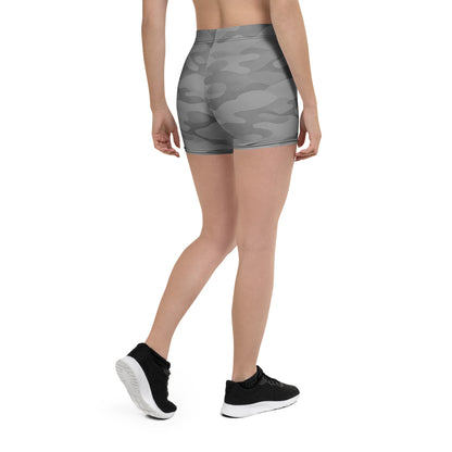 KING Lioness Steel Camo shorts, back view, performance fit