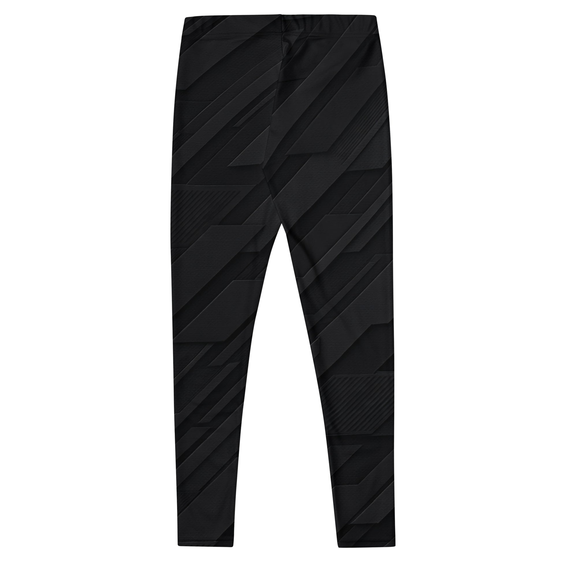 Flat lay back view of KING Lioness Tactical Apex Leggings — Black Edition.