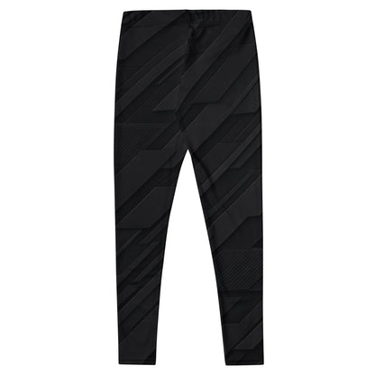 Flat lay back view of KING Lioness Tactical Apex Leggings — Black Edition.