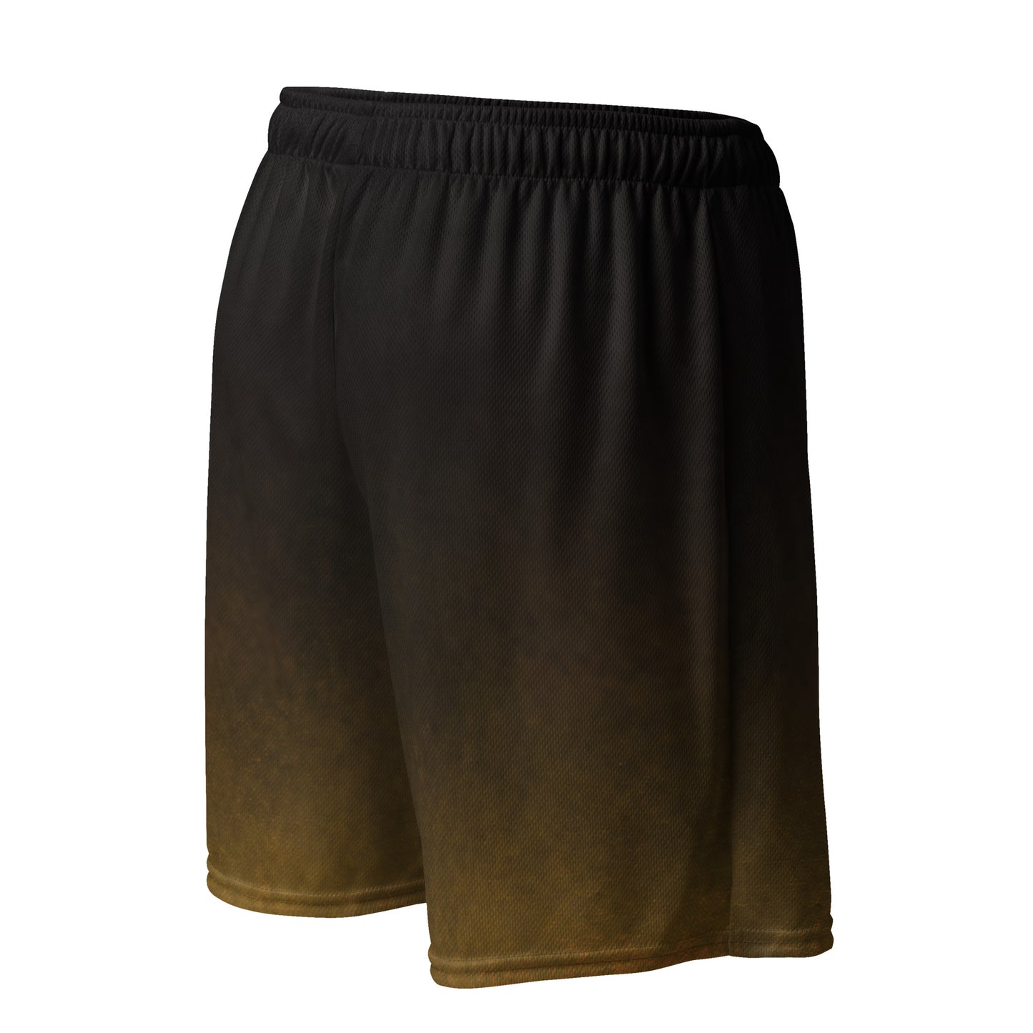 Back view of KING Mesh Shorts Gold Fade Edition