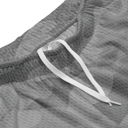 Waistband and white drawcord detail — KING Camo Mesh Shorts