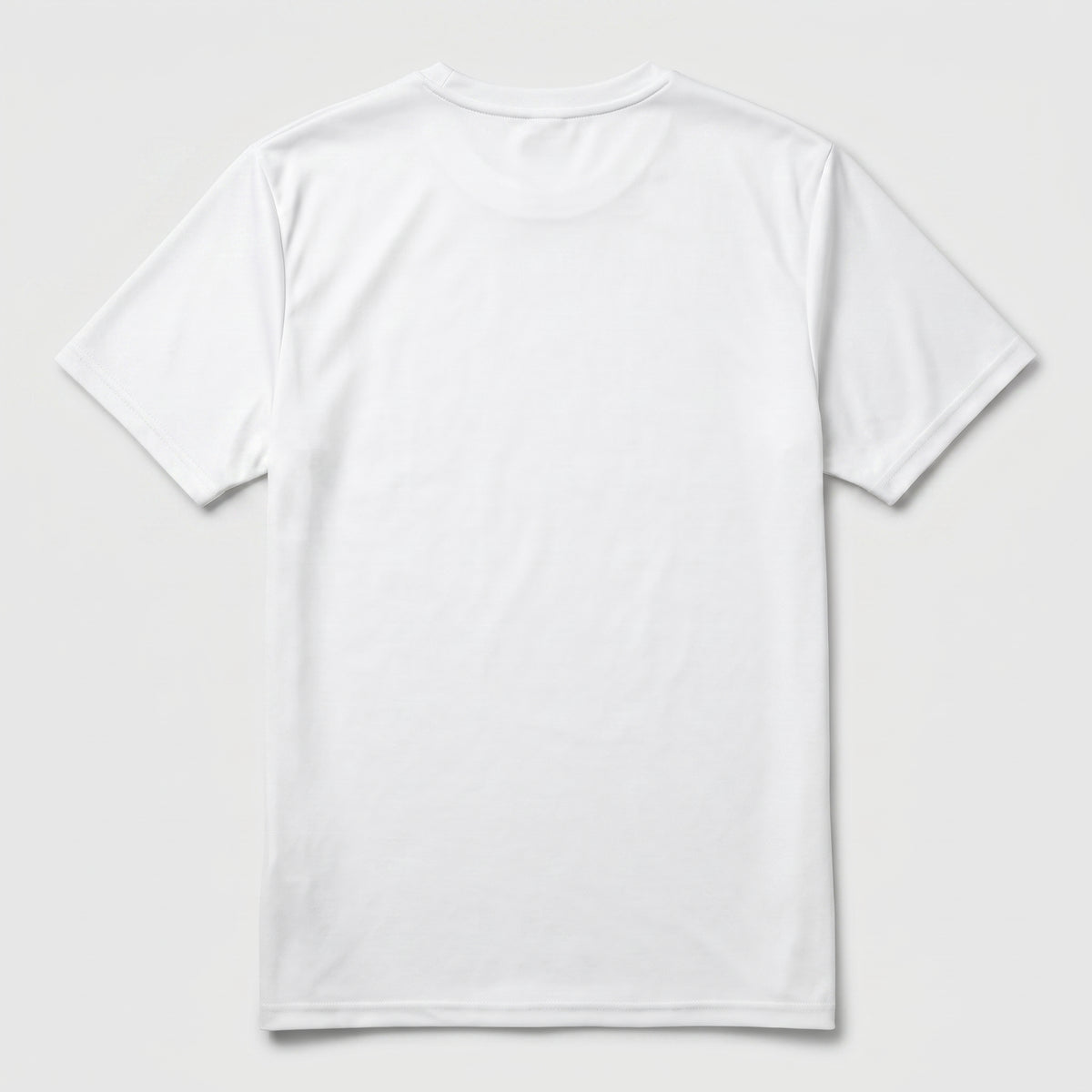 KING Sports Tee White back view flat mockup.