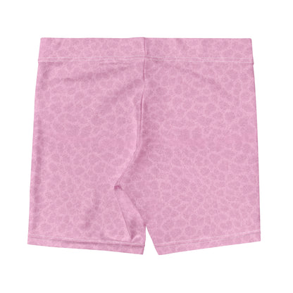 Back flat lay of KING Lioness Apex Training Shorts featuring the Blush Pattern texture.